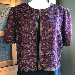Silk and Bead Jacket